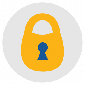 lock icon representing ID theft protection