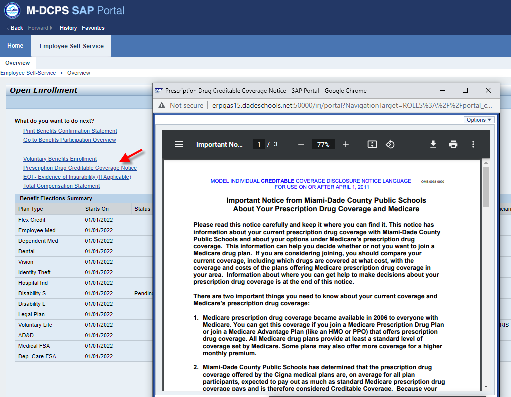 SAP Intro screen